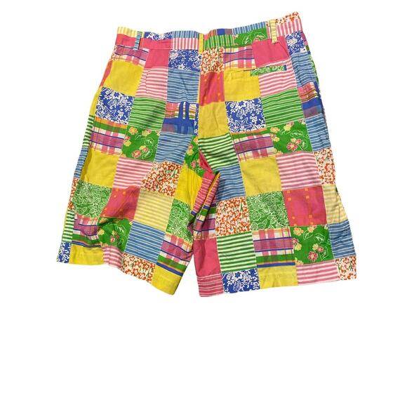 10 JBM Sport Women's Shorts Patchwork Print Bright Floral Stripe - Picture 3 of 3